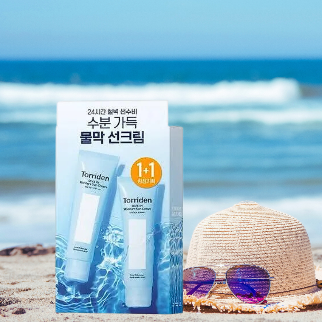 [TORRIDEN] Dive in Watery  Moisture Sun Cream SPF 50+ PA++++ 60ml  (1+1 Special Set)