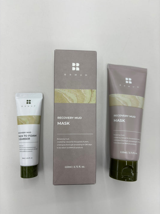 [BRMUD ] Recovery Mud Mask(100ml) +Pack to Foam Cleanser(30ml)