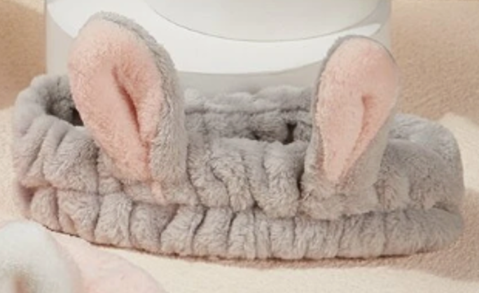 [Headband] Rabbit Ear Bath Headband